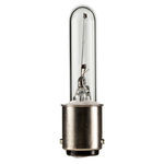 Satco S4492 KX20CL/3M/DC 20 Watt 120 Volt T3 Dimmable Double Contact Bayonet Base Clear Krypton Xenon Halogen Light Bulb