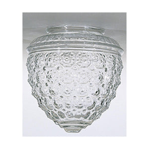 Satco 50-112 Pineapple Glass Shade 6 in. x 3-1/4 in. 5-1/2 in. Diameter 3-1/4 in. Fitter