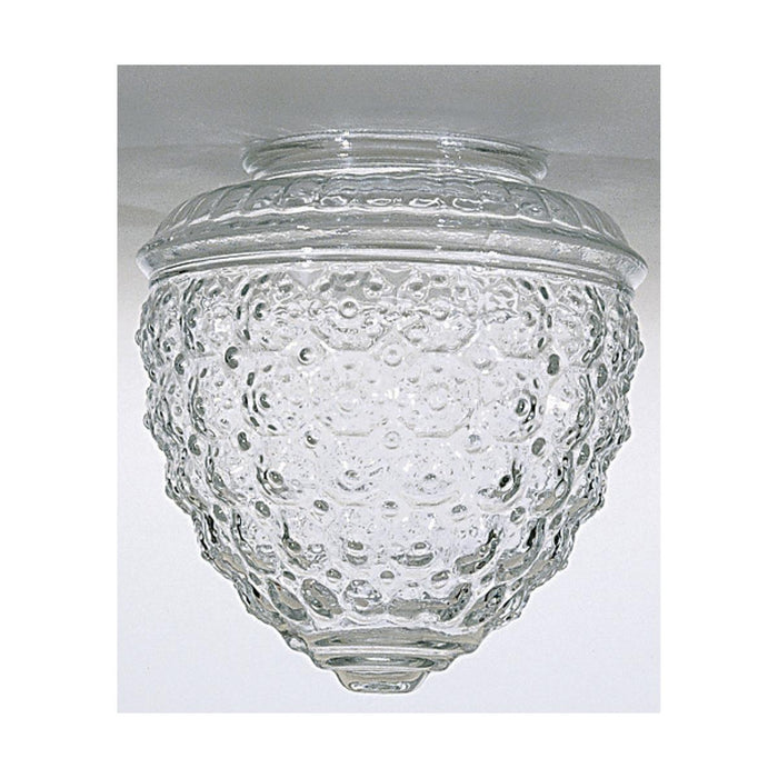 Satco 50-112 Pineapple Glass Shade 6 in. x 3-1/4 in. 5-1/2 in. Diameter 3-1/4 in. Fitter
