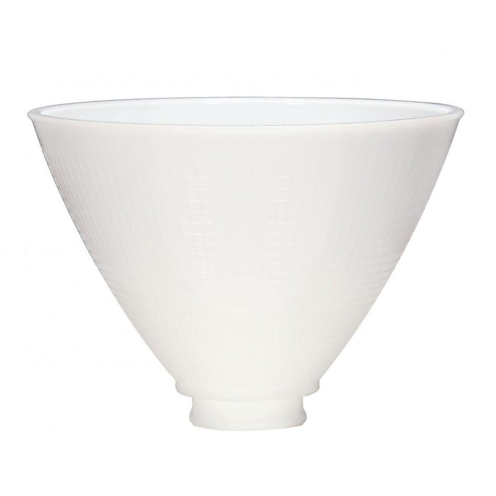 Satco 50-166 I.E.S. Shade 8 in. Diameter 2-1/4 in. Fitter 5-3/4 in. Height