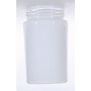 Satco 50-332 6 in. White Glass Cylinder Shade 3-1/4 in. Diameter 3-11/64 in. Fitter 6-1/4 in. Height Sprayed White Inside