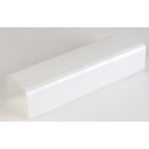 Satco 50-378 7 in. U-Bend Shade Vertical Hole 1-3/4 in. From End White 1/8 Slip