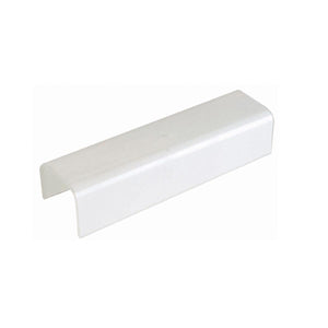 Satco 50-380 24 in. U-Bend Shade Horizontal Hole Centered 6-1/2 in. From End White 1/8 Slip
