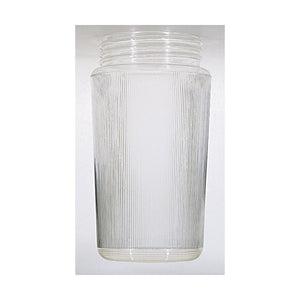 Satco 50-724 Lexan Prismatic Cylinder 3-11/64 in. Screw Fitter 7-1/4 in. Height 3-3/4 in. Diameter