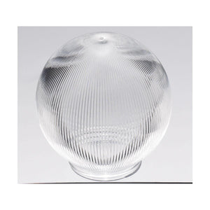 Satco 50-927 Clear Prismatic Ball 6 in. Diameter 3-1/4 in. Fitter