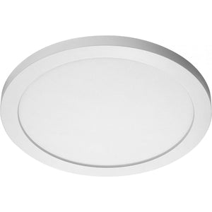 Satco 62-1191 26W 15 in. Flush Mount LED Fixture 3000K Round Shape White Finish 120/277V