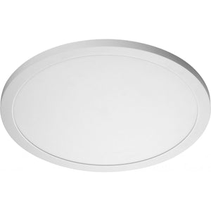 Satco 62-1192 30W 19 in. Flush Mount LED Fixture 3000K Round Shape White Finish 120/277V