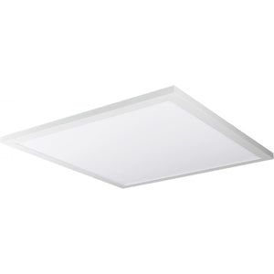 Satco 62-1253 45W 24 in. x 24 in. Surface Mount LED Fixture 4000K 90 CRI Low Profile White Finish 120/277V