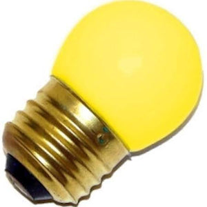 Halco 7028 S11YEL7.5C 7.5W S11 Yellow Medium Base 130V