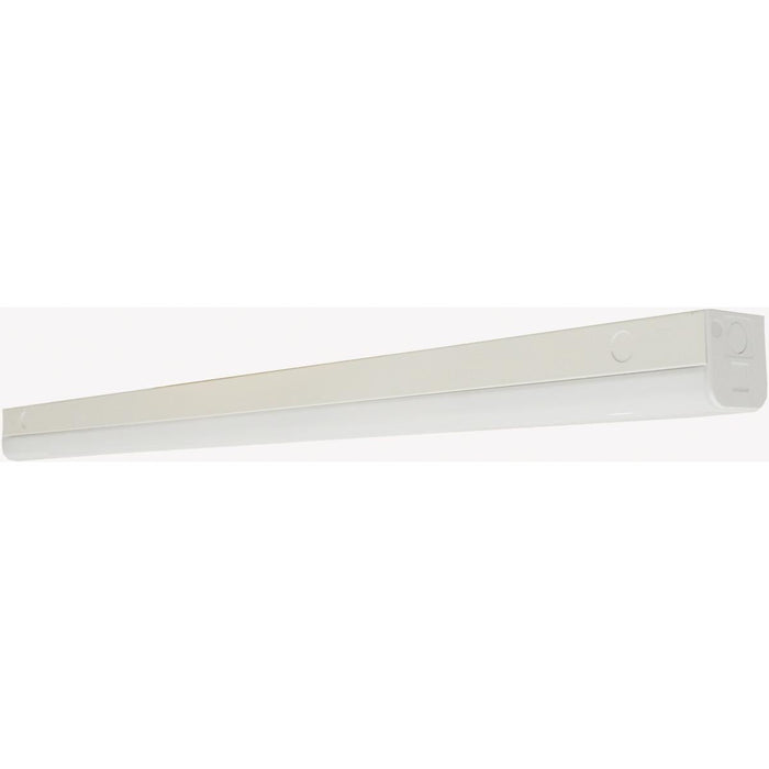 Satco 65-1122 LED 4 ft. Slim Strip Light 38W 4000K White Finish with Knockout