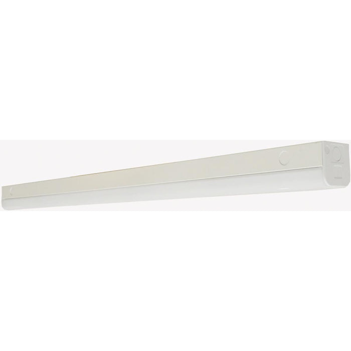 Satco 65-1123 LED 4 ft. Slim Strip Light 38W 5000K White Finish with Knockout