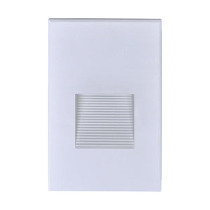 Satco 65-405 LED Vertical Step Light; 3W; White Finish; 120V
