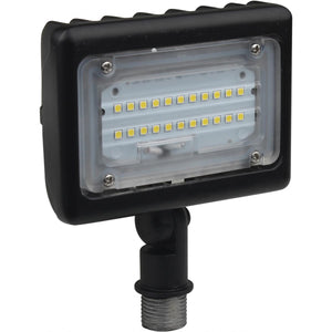 Satco 65-531 LED Small Flood Light; 15W; 3000K; Bronze Finish