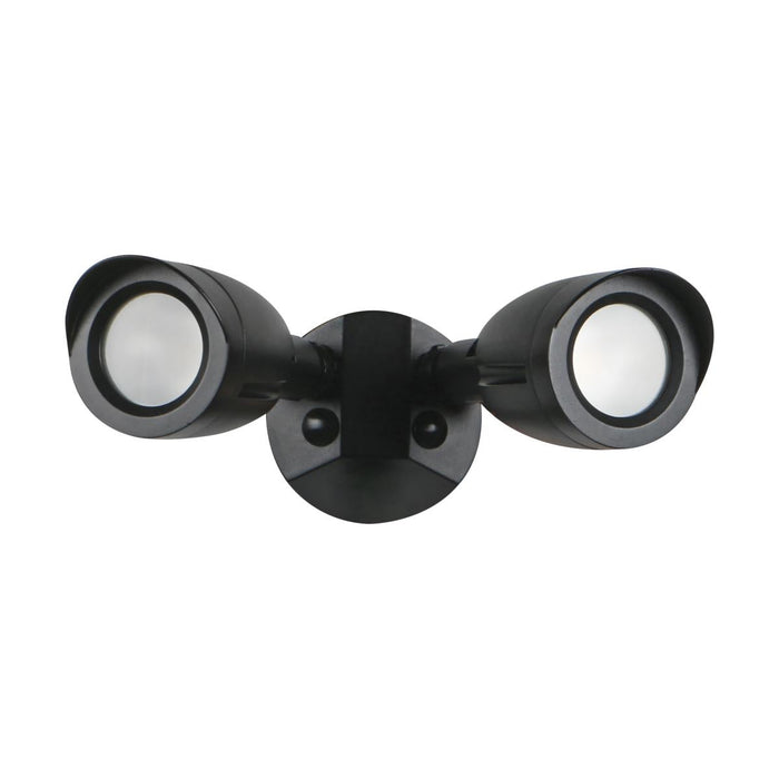 Satco 65-714 LED Security Light Dual Head Black Finish 3000K