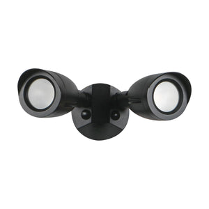 Satco 65-720 LED Security Light Dual Head Black Finish 4000K