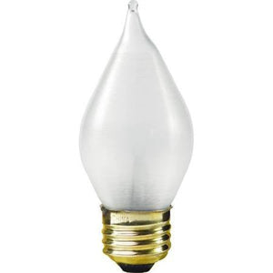 Satco S3414 40C15 40 Watt C15 Satin Spun