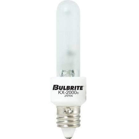 Bulbrite 473141 KX40FR/MC 40 Watt KX2000 Krypton/Xenon Lamp Frost E11 Minican Base