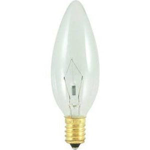 Replacement for Bulbrite 400460 60CTC/E14 60W 130V European Base Incandescent Torpedo B10 - NOW LED