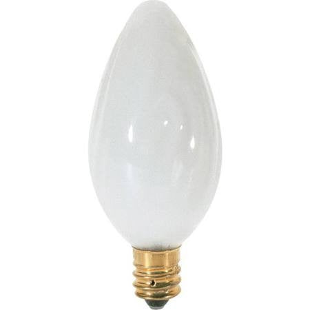 Satco S2773 25W 120V F10 Aurora E12 Candelabra Base - 2 Pack