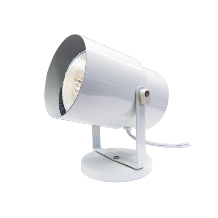 Satco 77-395 Plant Lamp Steel White Finish