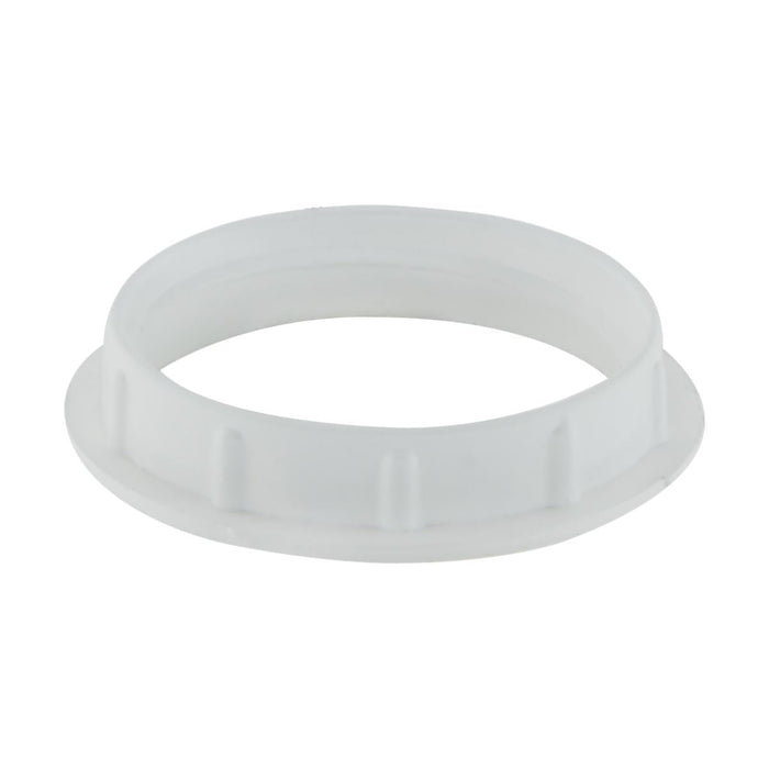 Satco 80-1074 White Die Cast Ring for Threaded Socket 1-1/2" Inner Diameter 2" Outer Diameter