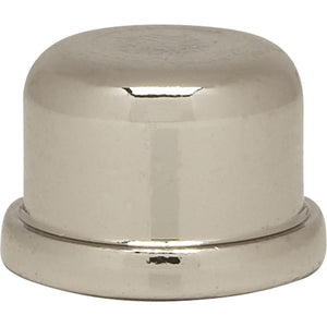 Satco 80-1182 1/2" Finial Zinc Die Cast 1/4-28 Nickel Finish
