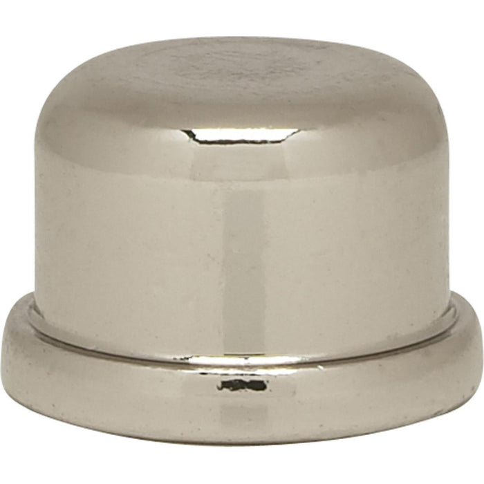 Satco 80-1182 1/2" Finial Zinc Die Cast 1/4-28 Nickel Finish
