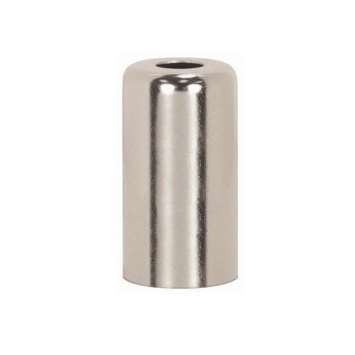 Satco 80-1184 Steel Candle Cup 7/16" Hole 17/8" Height 1" Diameter Nickel Plated