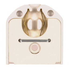 Satco 80-1249 Butt-On Mounting T8 or T12 Lampholder Rapid Start Applications 1-7/16" Height 1-3/8" Width 3/8" Diameter 660W-600V