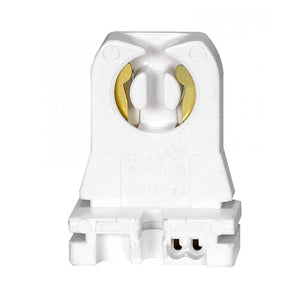 Satco 80-1255 Medium Profile Fluorescent Lampholder T8 And T12 Shunted for Instant Start Ballast Applications Slide-On Mounting 660W 600V