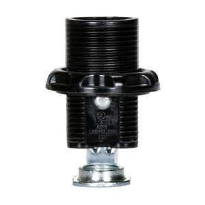 Satco 80-1294 Push-In Terminal No Paper Liner 1-5/8" Height Full Threaded Single Leg 1/8 IP Inside Extrusion 3/4" Diameter 75W 125V