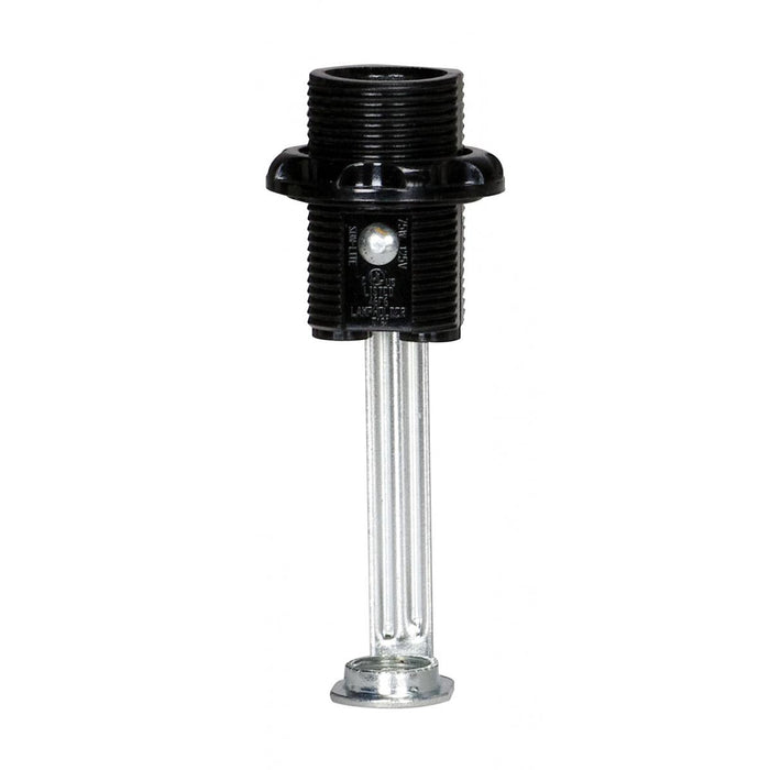 Satco 80-1304 Push-in Terminal No Paper Liner 3" Height Full Threaded Single Leg 1/8 IP Inside Extrusion 3/4" Diameter 75W 125V