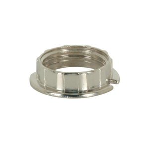 Satco 80-1583 Chrome Ring For Tubular Glass 3/4" Inner Diameter 1-1/6" Outer Diameter