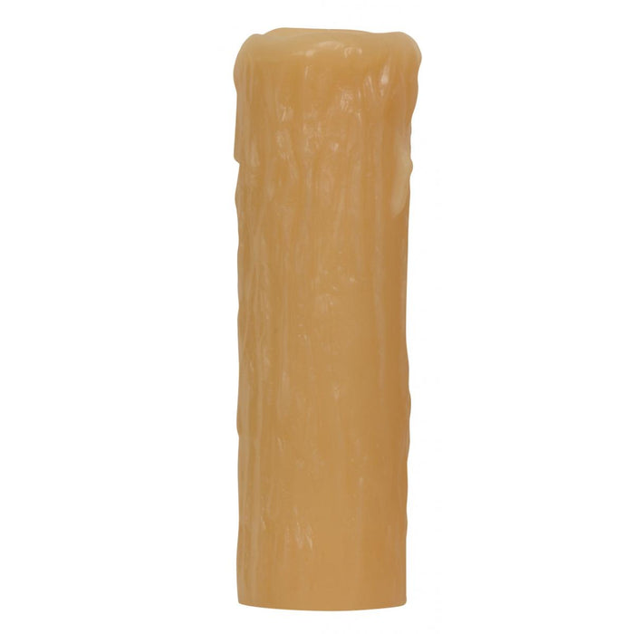 Satco 80-1619 Edison Base Oversize Resin Full Drip Amber Finish 1-1/4" Inside Diameter 2" Outside Diameter 6" Height