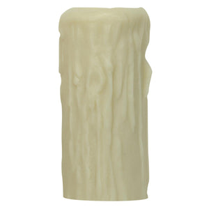 Satco 80-1622 Edison Base Oversize Resin Full Drip Ivory Finish 1-1/4" Inside Diameter 2" Outside Diameter 4" Height