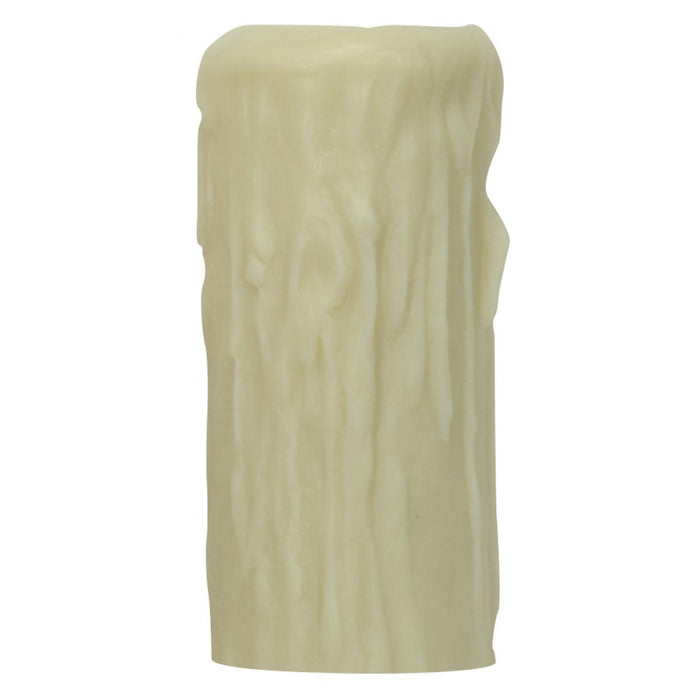 Satco 80-1622 Edison Base Oversize Resin Full Drip Ivory Finish 1-1/4" Inside Diameter 2" Outside Diameter 4" Height
