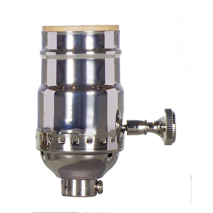 Satco 80-1669 Standard Keyless Socket 1/8 IPS Aluminum Brite Gilt Finish 660W 250V