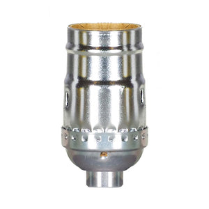 Satco 80-1670 Standard Keyless Socket 1/8 IPS Aluminum Nickel Finish 660W 250V