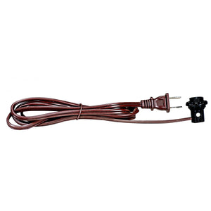 Satco 80-1694 Phenolic Threaded Candelabra Sockets with Leads / Rings