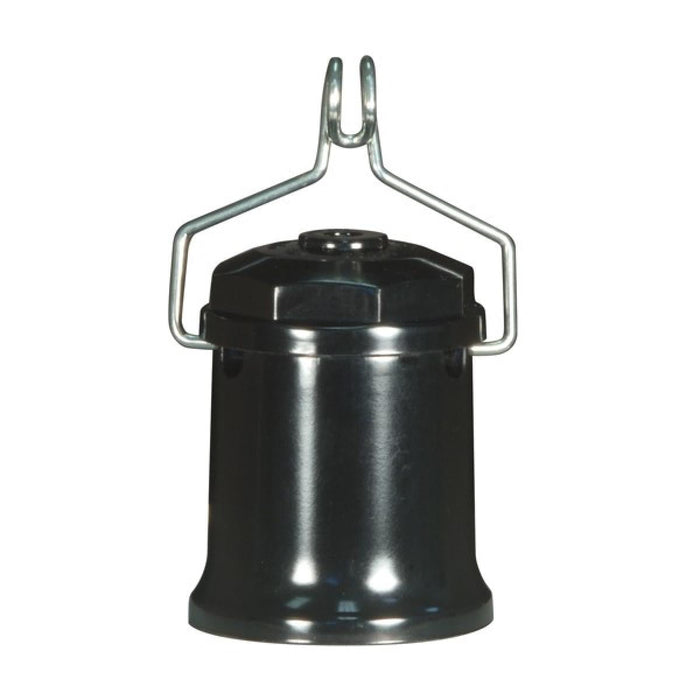 Satco 80-1762 Medium Base Pin Socket Pressure Fit With Metal Clip CSSNP Screw Shell Socket Only 2" 1-1/2" Diameter 660W 250V