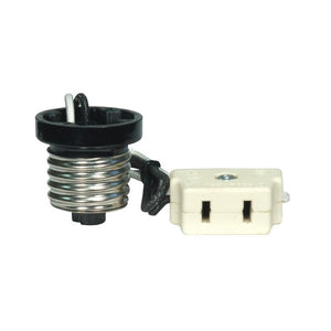 Satco 80-1769 Porcelain Par 46 And 38 5KV Harness Set With Medium Base Adapter Unglazed 660W 125V