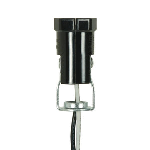 Satco 80-1844 Phenolic Candelabra Sockets with Leads