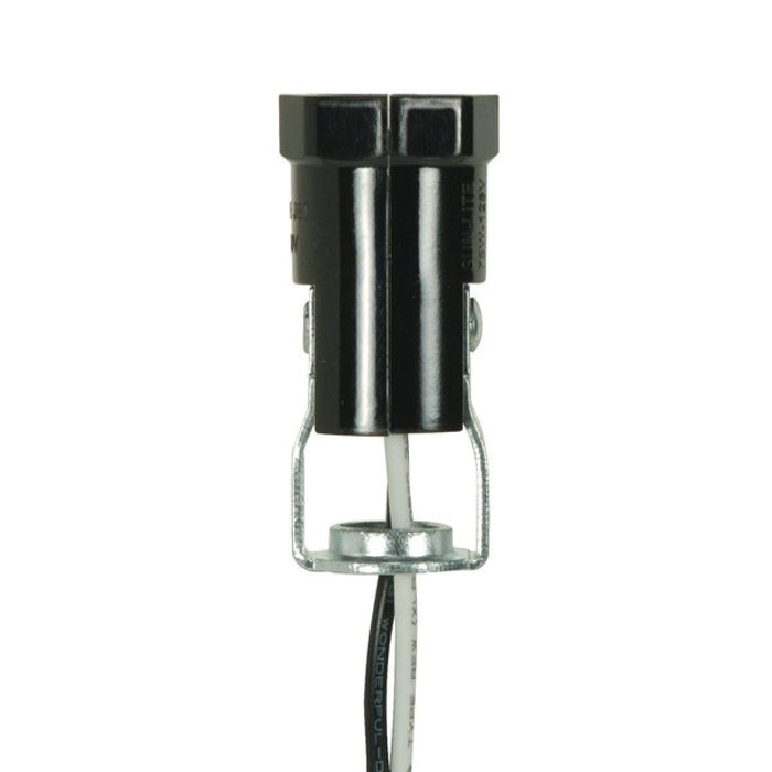 Satco 80-1844 Phenolic Candelabra Sockets with Leads