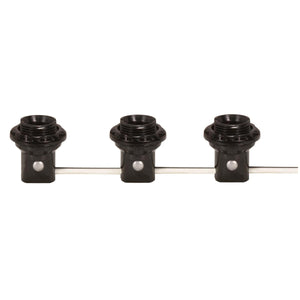 Satco 80-1912 3 Light Phenolic Threaded Candelabra Harness Sets