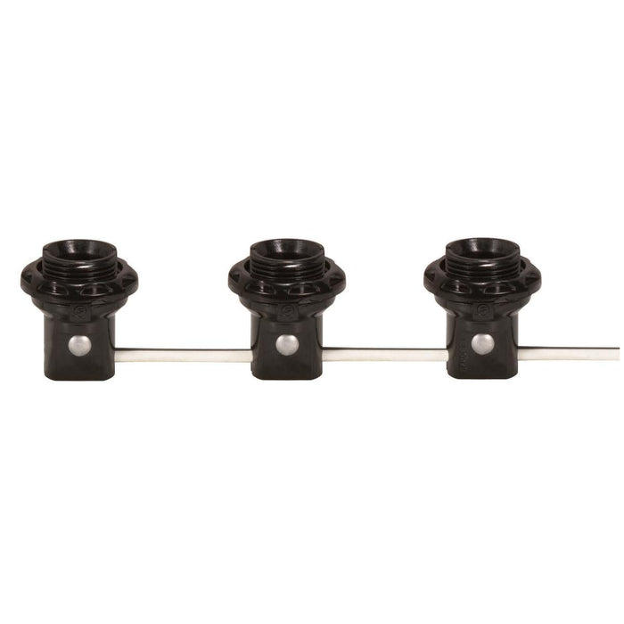 Satco 80-1912 3 Light Phenolic Threaded Candelabra Harness Sets
