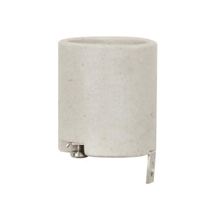 Satco 80-1925 Porcelain Socket With L Bracket Unglazed 660W 250V