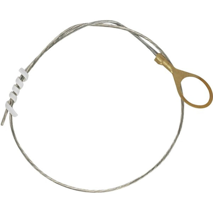 Satco 80-1967 1/4 IP Round Ground Lug With 1 Foot 18/1 Tinned Copper Ground Wire