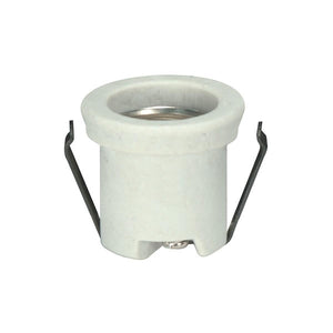 Satco 80-2032 Keyless Porcelain With Flange And Double Clip Unglazed 660W 250V