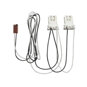 Satco 80-2627 2-Light ballast bypass wiring harness for linear LED T8 lamps