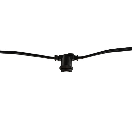 Bulbrite 812300 STRING12L/30FT/30IN/E26/BLACK N/AW N/A E26 String Light - Black - Bulbs not Included